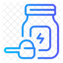 Molkenprotein Nahrungserganzungsmittel Gewichtszunahme Symbol
