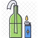 Molotov Cocktail Lighter Icon