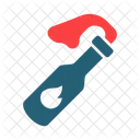 Molotowcocktail Feuer Symbol