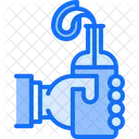 Molotowcocktail Hand Symbol