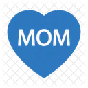 Mom Love Heart Icon