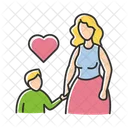 Mom and child  Icon