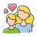 Mom And Child Icon