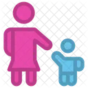 Mom And Son  Icon