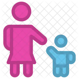 Mom And Son  Icon