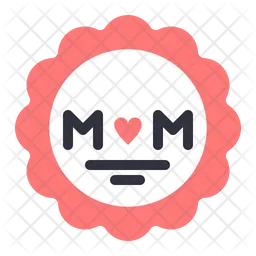 Mom Badge  Icon