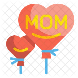 Mom Balloon  Icon