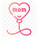 Balloons Mother Day Icon