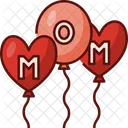 Mom Balloons  Icon
