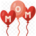 Mom Balloons Mothers Day Balloons Mothers Day Icon