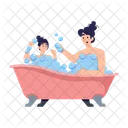 Mom Bathing  Icon
