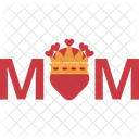 Mom Day Mother Emblem Icon