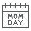 Mom Day Calendar Icon