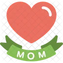 Mom Heart Loving Icon