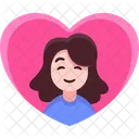 Mom Heart Heart Love Icon