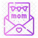 Mom Letter Letter Mother Icon