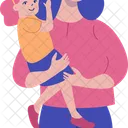 Mom with kids  Icon