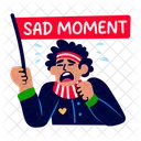 Momento Triste Choro Choro Ícone