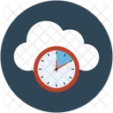 Icloud En Ligne Horloge Icône