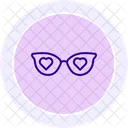 Moms Glasses Line Icon Icon