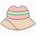 Moms Hat Lineal Color Icon Icon