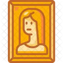 Mona Lisa Portrait Picture Icon