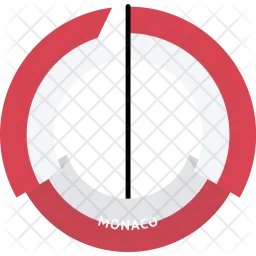 Monaco Flag Symbol