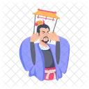 Monarca asiático  Icono