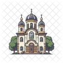 Religion Iglesia Edificio Icono