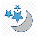 Mond Sterne Icon