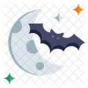 Mond Halloween Nacht Symbol