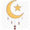 Mond Nacht Wetter Symbol