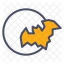 Mond Fledermaus Nacht Symbol