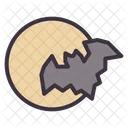 Mond Fledermaus Nacht Icon