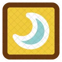 Mond Astrologie Symbol Icon