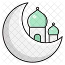 Mond Moschee Eid Symbol