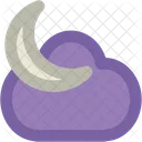 Mond Nacht Zeit Icon