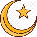 Mond Halbmond Islamische Icon