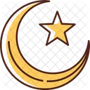 Mond Halbmond Islamische Icon