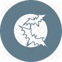 Mond Fledermaus Gruselig Icon