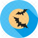 Mond Fledermaus Gruselig Icon