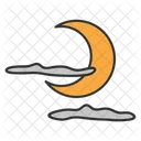 Mond Nacht Halloween Symbol