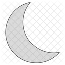 Mond Nacht Halbmond Symbol