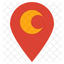 Richtung GPS Islam Icon