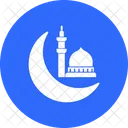 Mond und Moschee  Symbol