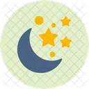 Mond Und Sterne Halbmond Mond Icon