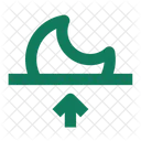 Mondaufgang Mond Halbmond Symbol