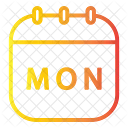 Monday calendar  Icon