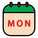 Day Date And Month Filled Outline Icon