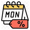 Monday Sale Monday Deal Monday Discount Icon
